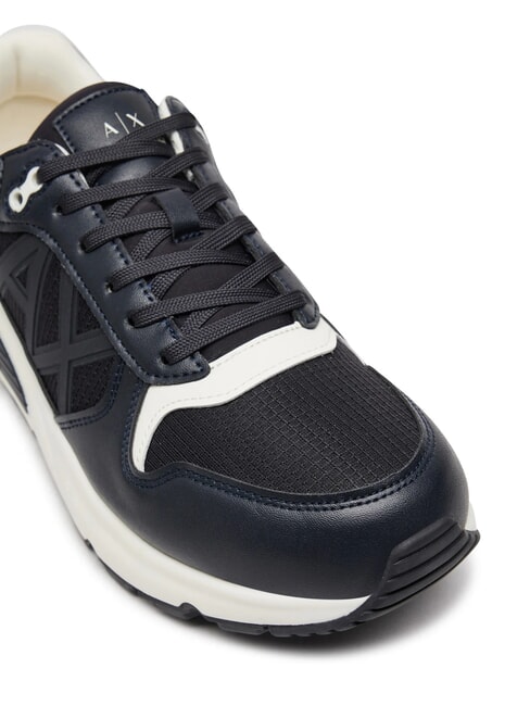 A|X Sneakers con logo laterale deep navy+off white - Scarpe Uomo