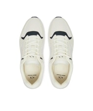 ARMANI EXCHANGE A|X Sneakers con logo laterale off white+jet set - Scarpe Uomo - 3