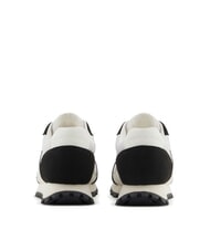 ARMANI EXCHANGE A|X Sneakers mesh con logo a contrasto off white+black - Scarpe Donna - 5
