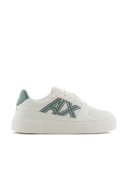 A|X Sneakers con logo a contrasto off wht+dark fr.grn - Scarpe Donna