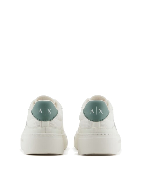 A|X Sneakers con logo a contrasto off wht+dark fr.grn - Scarpe Donna