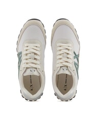 ARMANI EXCHANGE A|X Sneakers mesh con logo a contrasto lgt mirage+d.f.green - Scarpe Donna - 3