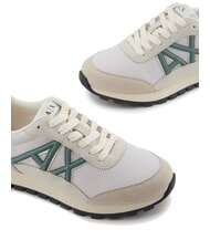 ARMANI EXCHANGE A|X Sneakers mesh con logo a contrasto lgt mirage+d.f.green - Scarpe Donna - 4