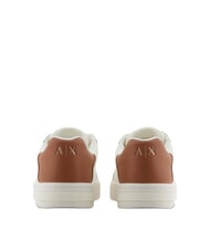 ARMANI EXCHANGE A|X Sneakers con dettaglio a contrasto off white+caram.cafe - Scarpe Donna - 4
