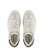 ARMANI EXCHANGE A|X Sneakers con dettaglio a contrasto off white+black - Scarpe Donna - 4