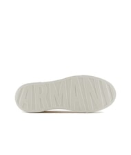 ARMANI EXCHANGE A|X Sneakers con logo a contrasto off wht+dark fr.grn - Scarpe Donna - 6