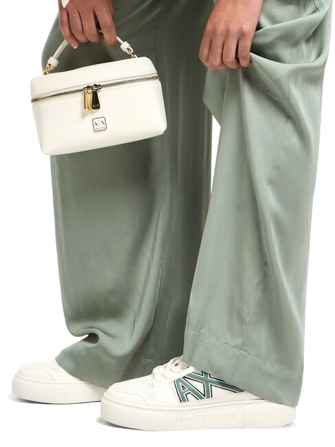 A|X Sneakers con logo a contrasto off wht+dark fr.grn - Scarpe Donna