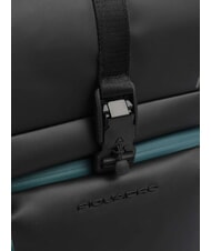 PIQUADRO CORNER SPECIALE GOMMATO Zaino roll-top, porta pc 14" Nero - Zaini da lavoro porta PC - 3