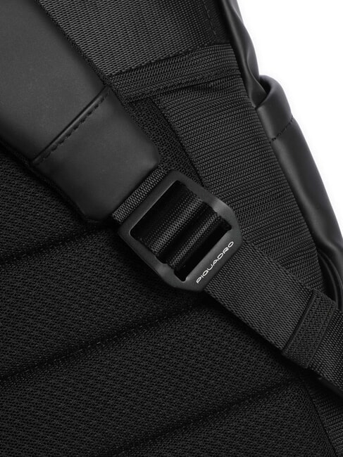 CORNER SPECIALE GOMMATO Zaino roll-top, porta pc 14" Nero - Zaini da lavoro porta PC