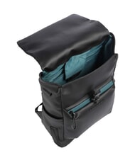 PIQUADRO CORNER SPECIALE GOMMATO Zaino roll-top, porta pc 14" Nero - Zaini da lavoro porta PC - 5