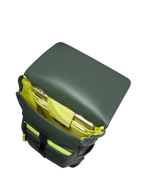 CORNER SPECIALE GOMMATO Zaino roll-top, porta pc 14" VERDE - Zaini da lavoro porta PC