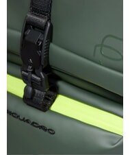 PIQUADRO CORNER SPECIALE GOMMATO Zaino roll-top, porta pc 14" VERDE - Zaini da lavoro porta PC - 6