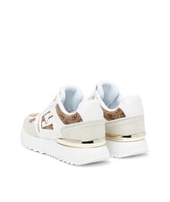GUESS KORENZO Sneakers runner 4G logo Beige/Brown - Scarpe Donna - 5