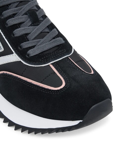 BAIL Sneakers runner misto pelle NERO - Scarpe Donna