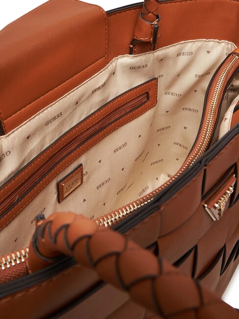 MAYLEE Borsa shopping intrecciata caramel - Borse Donna