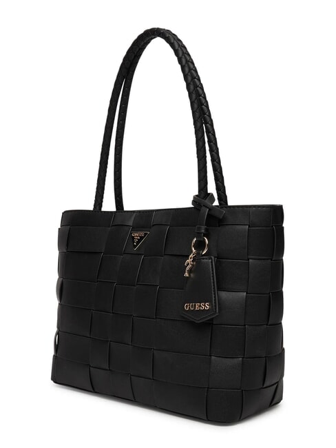 MAYLEE Borsa shopping intrecciata NERO - Borse Donna