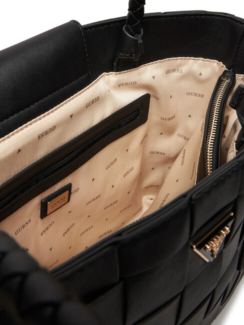 MAYLEE Borsa shopping intrecciata NERO - Borse Donna