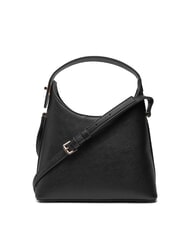 GUESS GIULLY 2 Borsa stampa saffiano con tracolla NERO - Borse Donna - 2