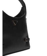 GUESS GIULLY 2 Borsa stampa saffiano con tracolla NERO - Borse Donna - 5