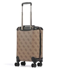 GUESS BERTA 18 Trolley bagaglio a mano latte logo/brown - Bagagli a mano - 3
