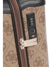 GUESS BERTA 18 Trolley bagaglio a mano latte logo/brown - Bagagli a mano - 4