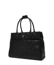 GUESS ADELASIA Borsa shopping logo ricamato - Borse Donna