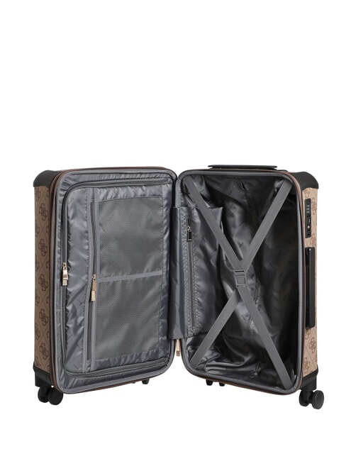 BERTA 22 Trolley medio latte logo/brown - Trolley Rigidi