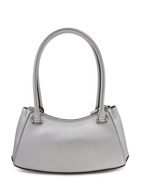 ROSALBA Borsa a spalla stampa saffiano SILVER - Borse Donna