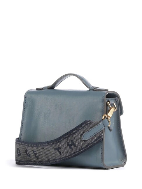 IRENE  Mini Bag a tracolla, in pelle ceruleo abb.oro - Borse Donna