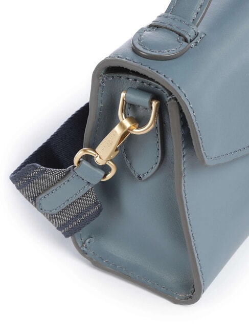 IRENE  Mini Bag a tracolla, in pelle ceruleo abb.oro - Borse Donna