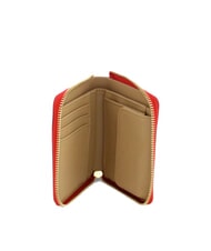 LOVE MOSCHINO LOVE Portafoglio mini zip around rosso - Portafogli Donna - 2