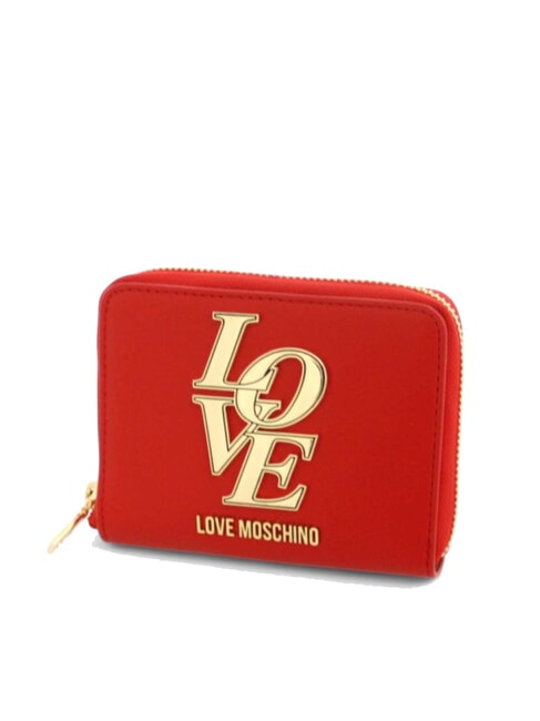 LOVE Portafoglio mini zip around rosso - Portafogli Donna