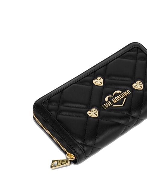 SWEET STUDS Portafoglio grande zip around Nero - Portafogli Donna