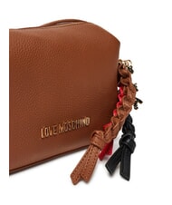 LOVE MOSCHINO LEGACY Borsa camera case con charms cammello2 - Borse Donna - 4