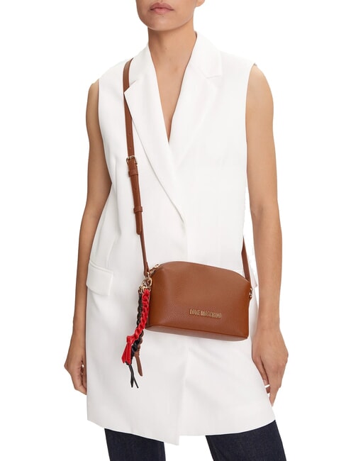 LEGACY Borsa camera case con charms cammello2 - Borse Donna