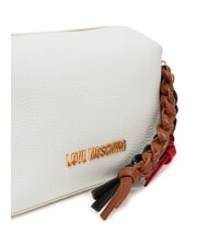 LOVE MOSCHINO LEGACY Borsa camera case con charms bianco - Borse Donna - 4