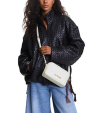 LOVE MOSCHINO LEGACY Borsa camera case con charms bianco - Borse Donna - 6