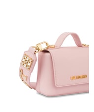 LOVE MOSCHINO SPARKLE Borsa mini con applicazioni gioiello cipria - Borse Donna - 3