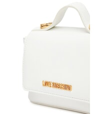 LOVE MOSCHINO SPARKLE Borsa mini con applicazioni gioiello bianco - Borse Donna - 4