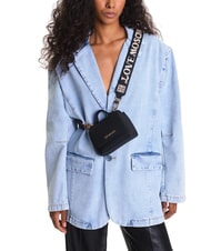 LOVE MOSCHINO SPARKLE Borsa mini con applicazioni gioiello Nero - Borse Donna - 6