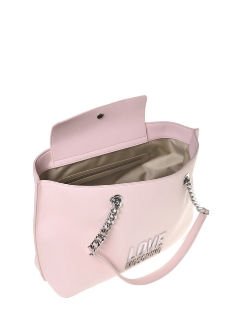 PRISM Borsa shopping manici catena cipria - Borse Donna