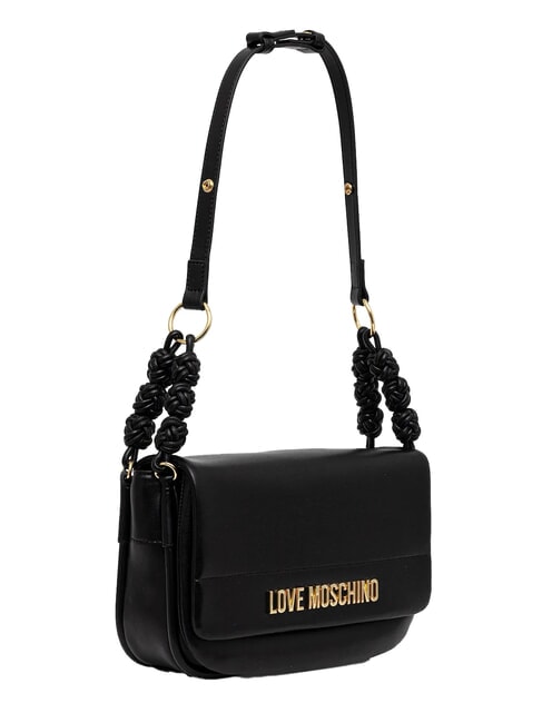 SMART DAILY Borsa a spalla con intreccio Nero - Borse Donna