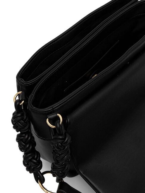 SMART DAILY Borsa a spalla con intreccio Nero - Borse Donna