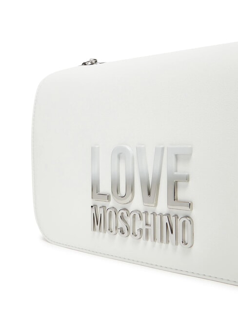 LETTERING BICOLOR Borsa a tracolla bianco - Borse Donna
