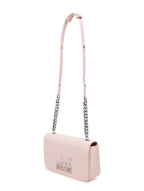 LETTERING BICOLOR Borsa a tracolla cipria - Borse Donna