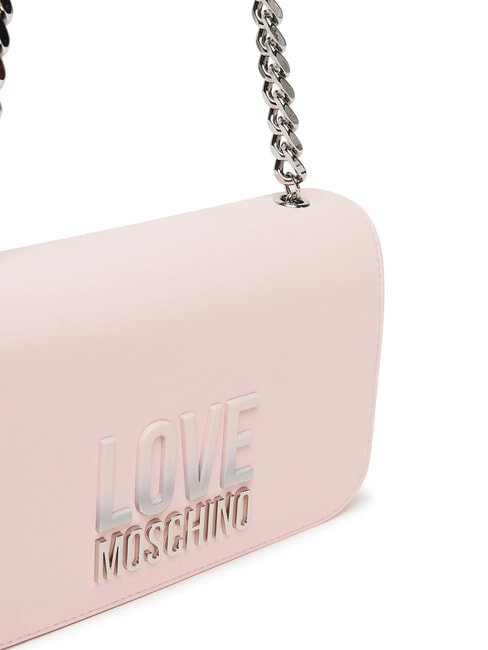 LETTERING BICOLOR Borsa a tracolla cipria - Borse Donna