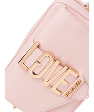 LOVE MOSCHINO VERTICAL LOGO Mini Bag a tracolla cipria - Borse Donna - 3