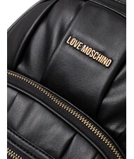LOVE MOSCHINO BAGGY Zaino con tasca Nero - Borse Donna - 4