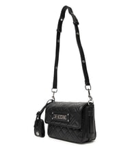 LOVE MOSCHINO QUILTED S Mini Bag a tracolla Nero/nero - Borse Donna - 3