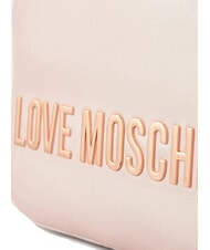 LOVE MOSCHINO LOGO LETTERING Zainetto powder - Borse Donna - 4